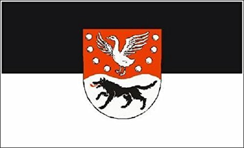 U24 Aufkleber Landkreis Prignitz Flagge Fahne 8 x 5 cm Autoaufkleber Sticker