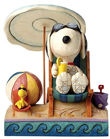 Peanuts by Jim Shore Beach Buddies (Snoopy & Woodstock)
