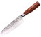 GRÄWE Damaszener Santokumesser Hammerschlag-Klinge