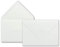 100 x Briefumschläge in weiss mit weißem Seidenfutter, DIN B6 12,5 x 17,6 cm, Nassklebung ohne Fenster - Ideal für Hochzeits-Einladungen Grußkarten Weihnachtskarten