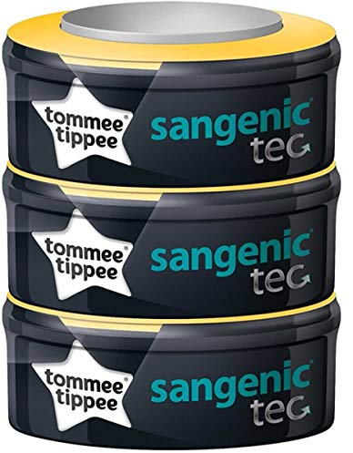 Sangenic Recharges Compatibles avec Poubelles Tommee Tippee, Recharges, 3-Pièces