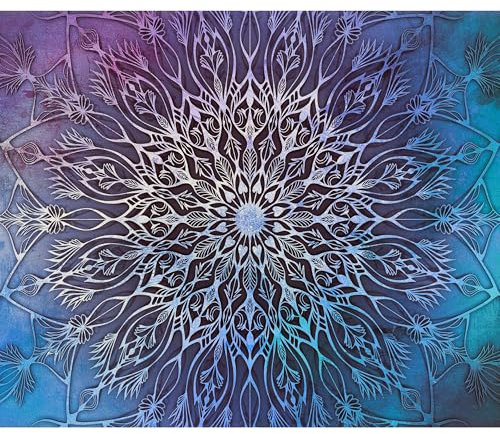 decomonkey Fototapete Mandala Modern, 350x256 cm, XL, Orient Zen Ornament