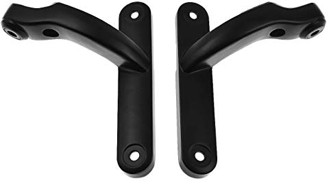 HDBUBALUS Motorrad-Zusatz-Beleuchtungsklammern, Blinker, 11,4 cm, Nebelscheinwerfer für Harley Electra Glide Road King, schwarz