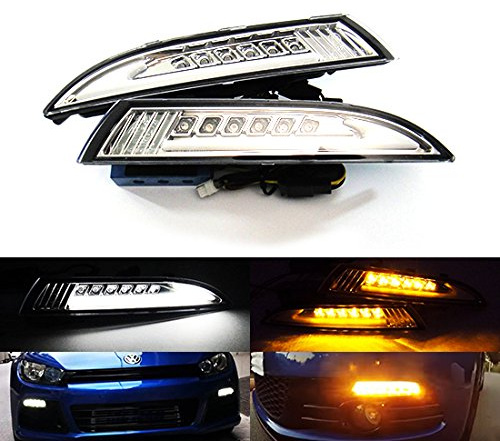 2x LED-Tagfahrlicht, Seitenblinker für Scirocco MK3 2008–2014