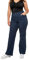 Ulla Popken Mary Jeans, Bleu Foncé, 50W / 32L Femme