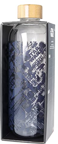 Stor Grande bouteille en verre 1030 ml Star Wars Young Adulte Multicolore Moyen