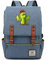 WANHONGYUE Game Plants vs. Zombies Anime Vintage Rucksack College Student Schoolbag 15.6-inch Laptop Backpack with USB Charging Port Sky Blue / 2