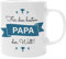 Papa Geschenkideen I Papa Tochter Geschenk I Tasse mit Spruch Für den besten Papa der Welt (Blau) I Geburtstag für Papa