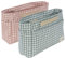 Walking Mum. Trousse de toilette pour bébé I Love Vichy. Petit sac organiseur pour accessoires de toilette et d'hygiène de bébé. Pratique et confortable à transporter. Couleur rose. Dimensions : 26 x