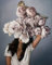 Tucocoo Lady Head Blume Bild Malen nach Zahlen für Erwachsene Blumen und Vogel Öl Malen nach Zahlen Nordischer Stil Wanddekoration Malen nach Zahlen für Erwachsene Anfänger ohne Rahmen