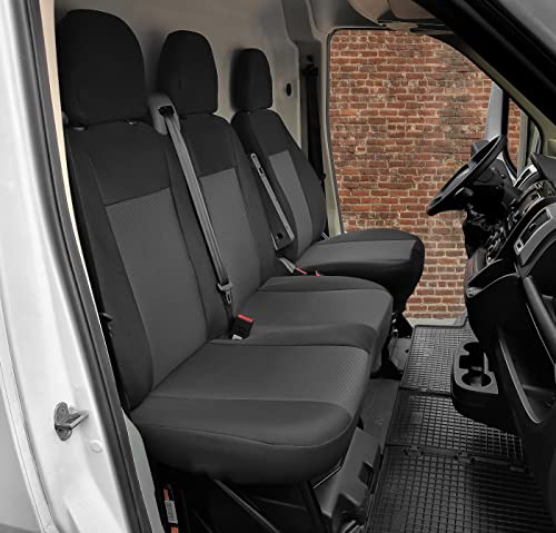 KegelBlazusiak Sitzbezüge passgenau Schonbezüge Roco geeinget für Peugeot Boxer ab 2006 und ab 2020 Erste Reihe 3-Sitzer