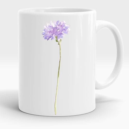 Tasse Design 325 ml Keramik wild Blumen