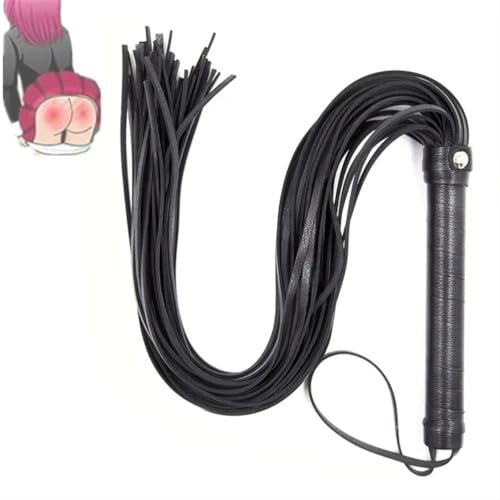 Fouet en cuir PU, 1 pièce, pour jeux d'équitation, jeux de rôle et accessoires de jeu