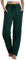 Vlazom Damen Schlafanzughose Modal Lang Weich Loungehose Freizeithose Yogahose Nachtwäsche Hosen mit Taschen Pyjamahose mit geradem Beinil（M，Grün）