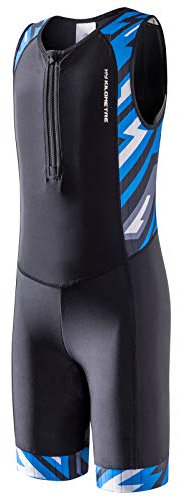 MY KILOMETRE Youth Core Triathlon Race Suit Boy Spring Competition Training Suits, Blau, Small
