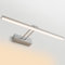 EMKE LED Spiegelleuchte Spiegellampe Bad, 8W Bilderleuchte 200° Einstellbar Badlampe Wandbeleuchtung Wasserdicht IP44 4200K, Weiß