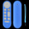 SEIAIYG Silicone Coque Compatible avec Google TV Streamer 4K TV 2024 Télécommande, Housse de Protection Caoutchouc Souple, Antichoc - Bleu