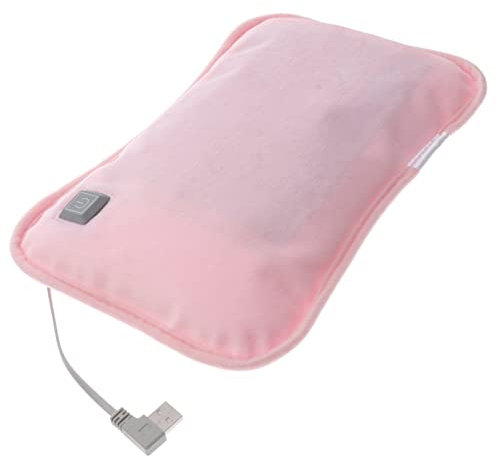 KOMBIUDA Bolsa De Agua Caliente Eléctrica Botella De Agua Caliente Calentador De Manos Para Dolores De Espalda y Hombros