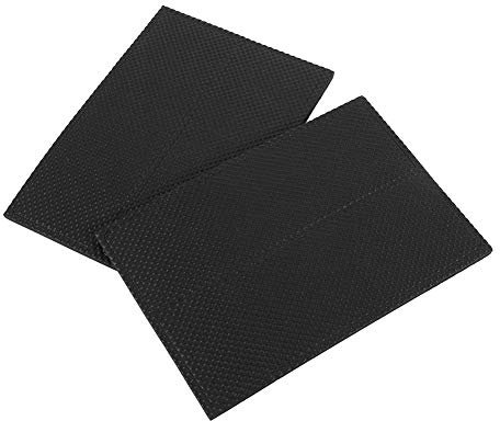 Non Slip Self Adhesive Silicone Cuttable Furniture Pads, 4pcs Black NOn slip Self Adhesive Floor Protectors Furniture Sofa Desk Chair Rubber Feet Pads 