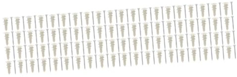 Healifty 80 Sätze Selbstbohrende Gipskartonschrauben mit Dübel Hochfeste Trockenbauanker für Plattenmontage für Wand und Deckenbefestigungen Langlebig und Zuverlässig