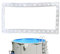 Joint de piscine - Technologie d'étanchéité efficace | Remplacement de la du joint papillon Skimmer - Adhésif flexible double face pour panneau de remplacement de murs automatiques de spa à