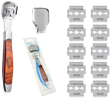 FußFeile Fußpflege-Tool Edelstahl 1pc abgestorbene Haut Kallus-Entferner Hobel Cutter Rasierer Fuß Werkzeuge(Blister packaging)