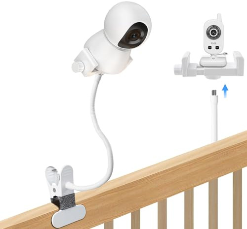 WOOGCSGO Support pour babyphone Compatible avec Les modèles GHB, Philips Avent, ieGeek, Hellobaby, BOIFUN, Momcozy – Accessoire Universel pour caméra bébé