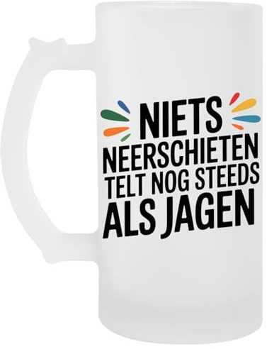 Capzy Niets Neerschieten Telt Nog Steeds Als Jagen Glas Bier Mok Beker Bierkrug Beer Mug