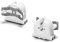 Houben 101690 A++ to A, Fassung, Metall, 10 W, Integriert, grau, 35 x 35 x 25 cm