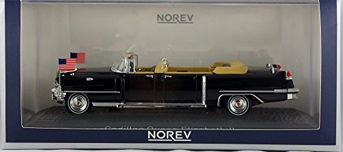 Norev nv910029 1: 43 1956 Cadillac Schwarz Queen Elizabeth II Modell Auto