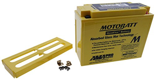 MOTOBATT Batterie 12 V 25 Ah (MBTX24U) [wartungsfrei & versiegelt] kompatibel mit Yamaha XV 1100 Virago 3LP 1994-1998