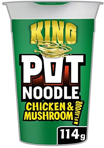 King Pot Noodle Chicken & Mushroom 114g