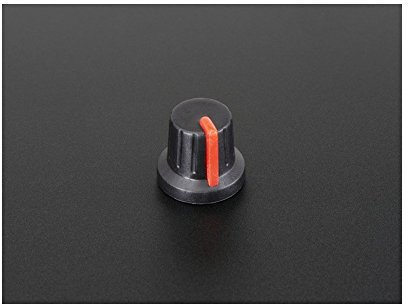 Potentiometer Knob - Soft Touch T18 - Red