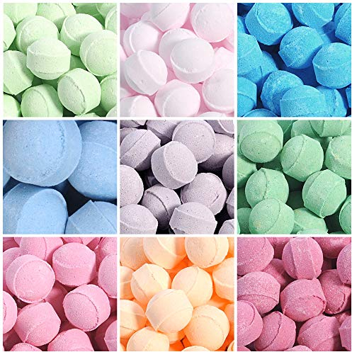 50 Mixed Chill Pill Mini Marble Bath Bombs. Perfect gifts for the kids