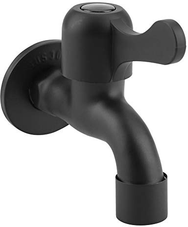 Filtre à eau robinet distributeur d'eau robinet en acier inoxydable support mural robinet de machine à laver pour jardin, salle de bain, lavabo, évier de cuisine (serpillère) G1/2