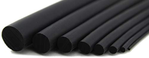 SMI-Rundschnur RS12-NBR Durchmesser 12mm NBR Vollgummi Schwarz optimal als Dichtung und zum Füllen Öl- und Benzinbeständig Dichtschnur, Gummischnur, Fugenband, Fugendichtung (3 m)