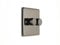 2 Gang 400W/LED 2Way Dimmer Switch Black Nickel Enhance Range