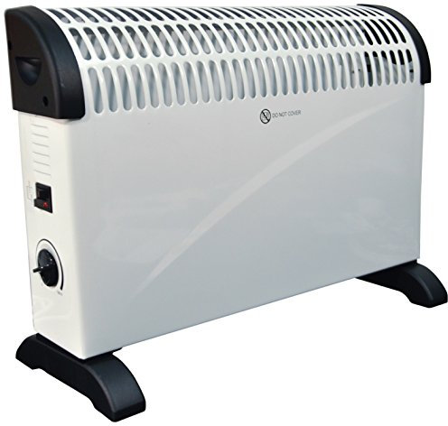 Netagon 2kW Home & Office Convector Radiator Heater (Wall Mounted or Floor Standing) (White)