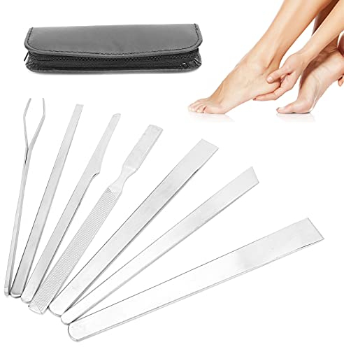 Pediküremesser-Set für Füße, eingewachsene Zehennägel, zur Entfernung von Hornhaut und abgestorbener Haut, Pediküre-Werkzeugset mit einer Aufbewahrungstasche zur Pflege der Haut