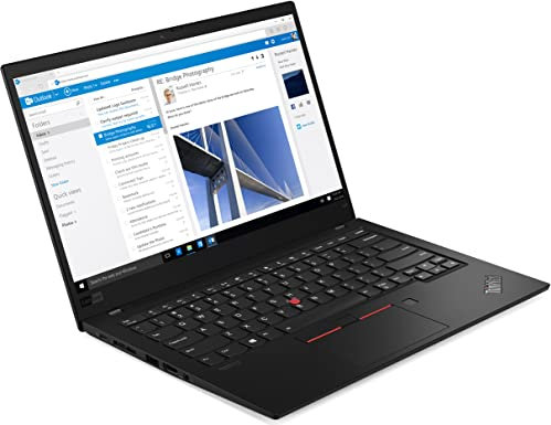Lenovo Thinkpad X1 Carbon Gen 7 14 FullHD Laptop , Core i5 8265U (4 Cores, 3.9GHz), Intel UHD Graphics 620, 8GB DDR4, 1TB SSD, WIFI 5 & BT 5.0, Windows 10 Pro – UK Keyboard Layout (Renewed)