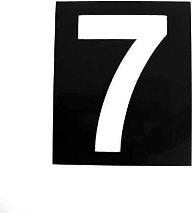 Magnetische Schablone, Höhe 15 cm, Zahl 7