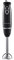 Elite Gourmet EHB1015 Immersion Hand Blender 500 Watts 2 Speed Mixing with Stainless Steel Blades, Detachable Wand Stick Mixer, Smoothies, Baby Food, Soup, Black