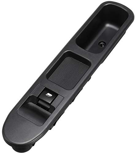 Nicoone Interruptor de Bloqueo de Puerta de Ventana Lateral del Pasajero, Control de Interruptor de Ventana Delantera Derecha para Peugeot 207 2007-2015 6554.HJ 6490.HQ