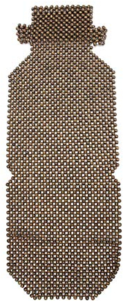 pologmase Autositzauflage Holzkugeln Autositzbezüge Summer Holzperlen Sitzbezug Massage Auto Sitzkissen 45 X 130 cm Für Auto, Stuhl, Taxi Car Comfort Sitzauflage Sitzaufleger Holzkugeln