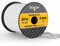 fuxton Corde élastique 8 mm 20 m Blanc - Noir (Elastique bache remorque, Corde d'extension, Bande élastique, Sandow, tendeur Elastique, Cordon Elastique pour bache Piscine)