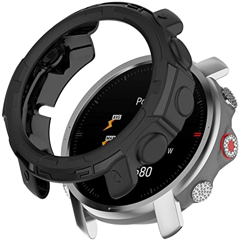 KUSINHOKA Hülle für Polar Grit X Pro/Grit X, [Anti-Kratzen] [Stoßfest] Ultradünn Silikon Rahmen Stoßfänger Schutzhülle für Polar Grit X Pro/Grit X, Schwarz