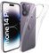N NEWTOP Custodia Cover Compatibile con iPhone 14 PRO, Morbido TPU CLEAR Gel Silicone Anti Graffio Trasparente Slim Sottile Flessibile Case Guscio Posteriore Proteggi (Cover)