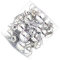 Milisten Weihnachtsanhänger Stück Mini- Weihnachtskugeln Bruchsichere Kugel Dekorative H?ngekugel für Christbaumschmuck Weihnachtsschmuck Silber 2 cm Weihnachtsdekoration