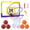 PHILODOGS Basketballkorb Indoor, Mini Basketball Korb für Kinder Zimmer mit 6 Basketbällen, Basketballkorb Indoor Tür, Basketball Set für Jungen Mädchen Kinder und Erwachsene