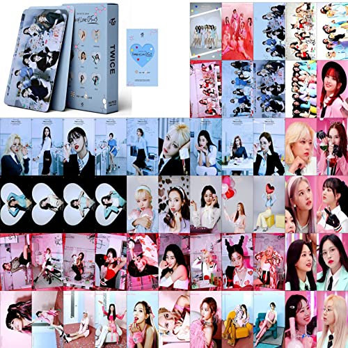 54 Stück Twice Formula of Love Photocards Twice 2022 Lomo Cards Twice ScIENTIST Album Karten Twice Collection Postcards Twice Mini Foto Karten DIY Geschenk Fans(The Feels 2)